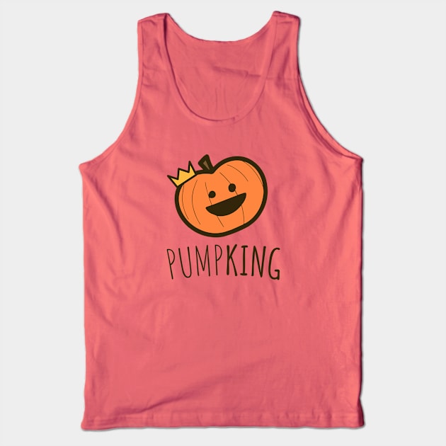 Pumpking Tank Top by Mad Swell Designs